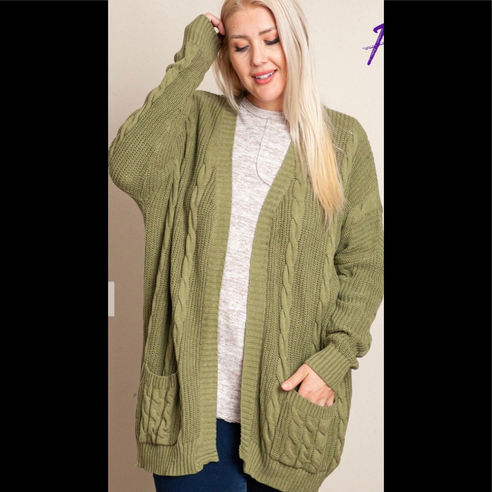 NWT Plus Chunky Cardigan